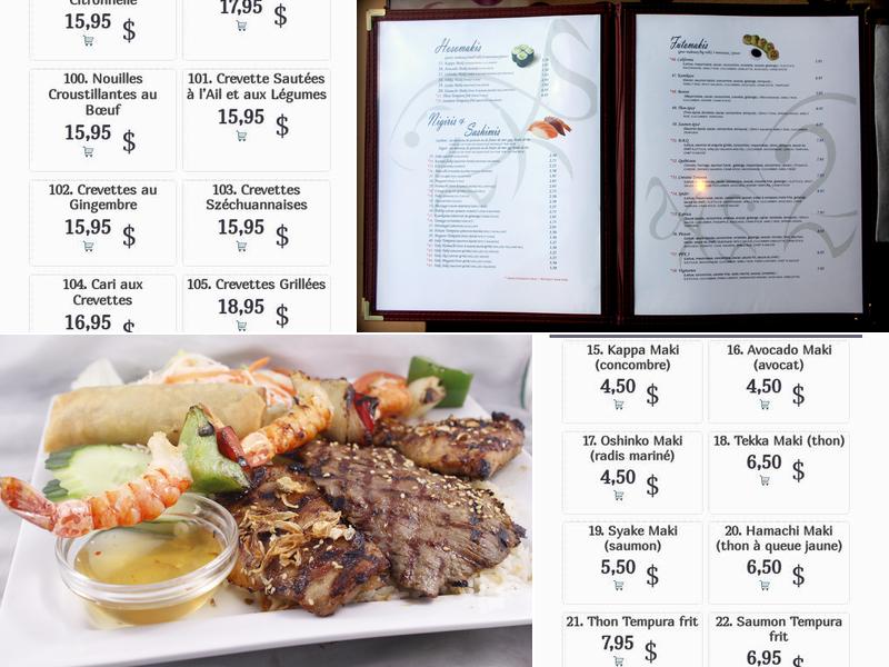 Restaurant 2K Fusion Menu