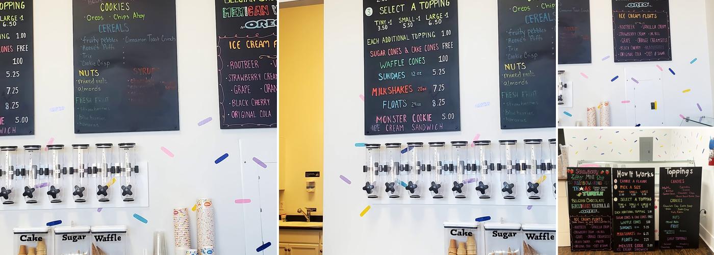 Off-The-Rails: Sweets & Treats Menu