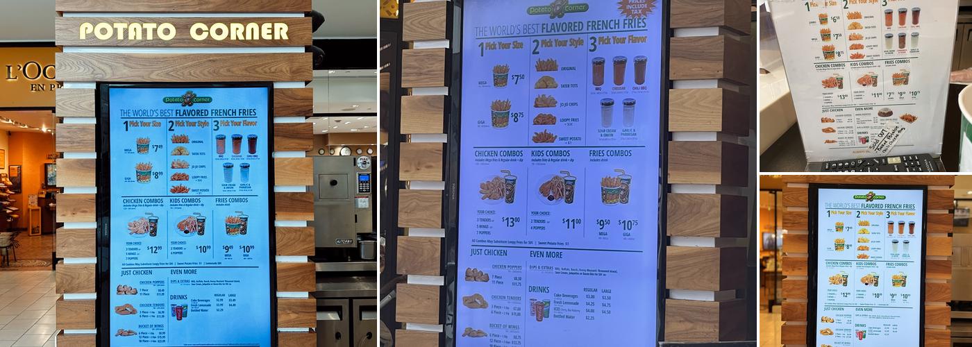Potato Corner Menu