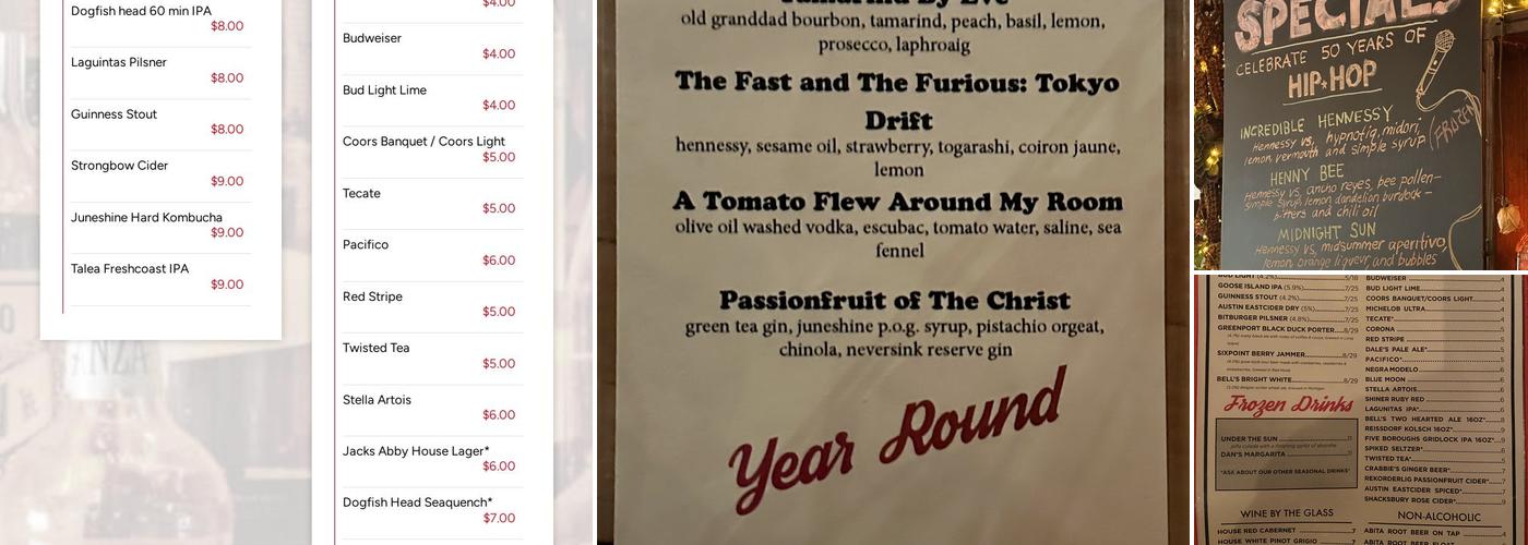 Cpt. Dan's Good Time Tavern Menu