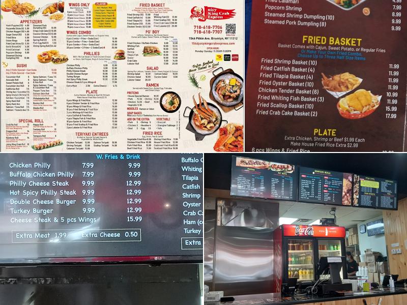 Juicy King Crab Express (Pitkin Ave.) Menu