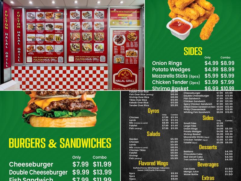Fulton Halal Grill Menu