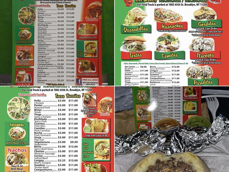 Tacos Lupita 2 Menu