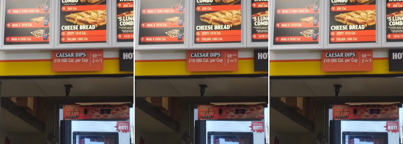Little Caesars Pizza Menu