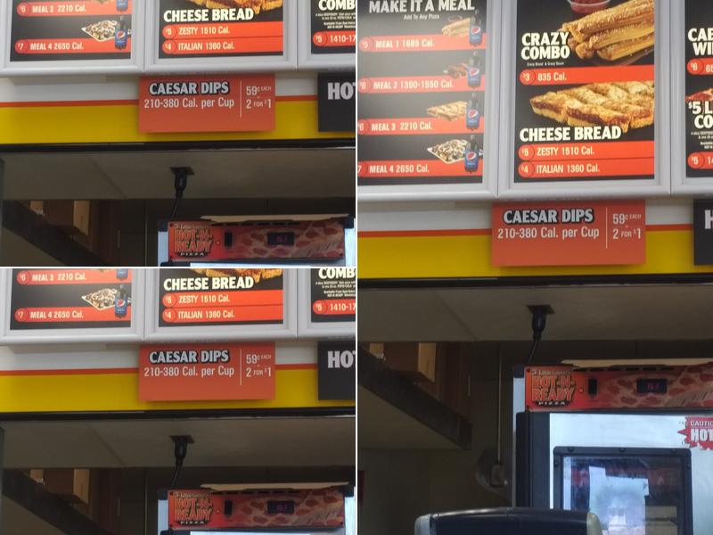 Little Caesars Pizza Menu