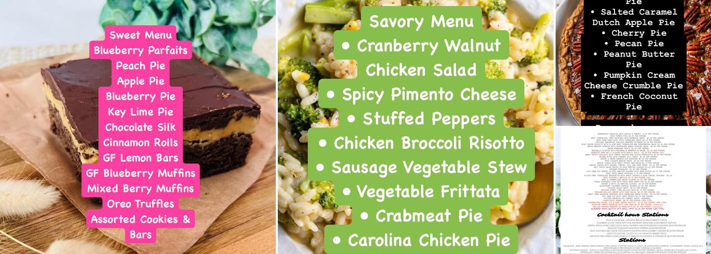 Pam's Specialized Catering Menu