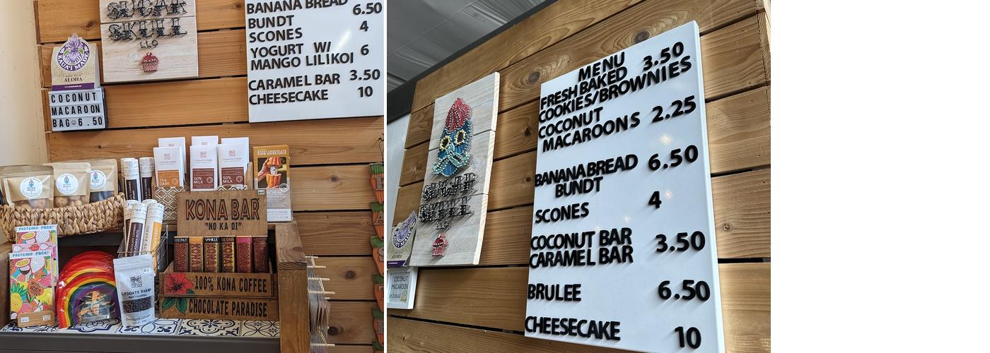 Sugar Skull LLC. Menu