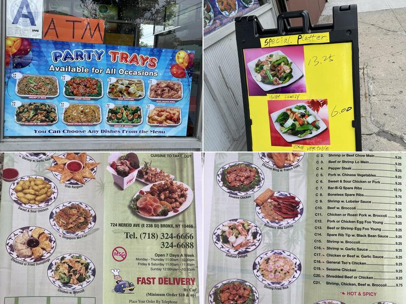 New China Garden Menu