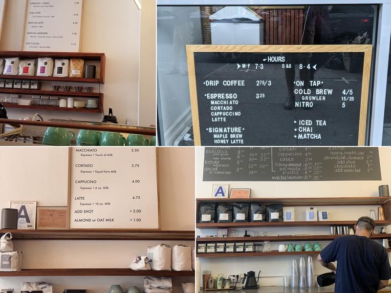 Kinship Coffee Menu