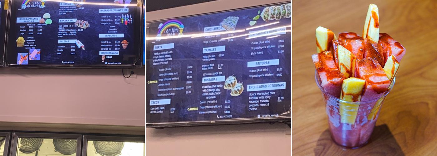 Arcoiris Menu