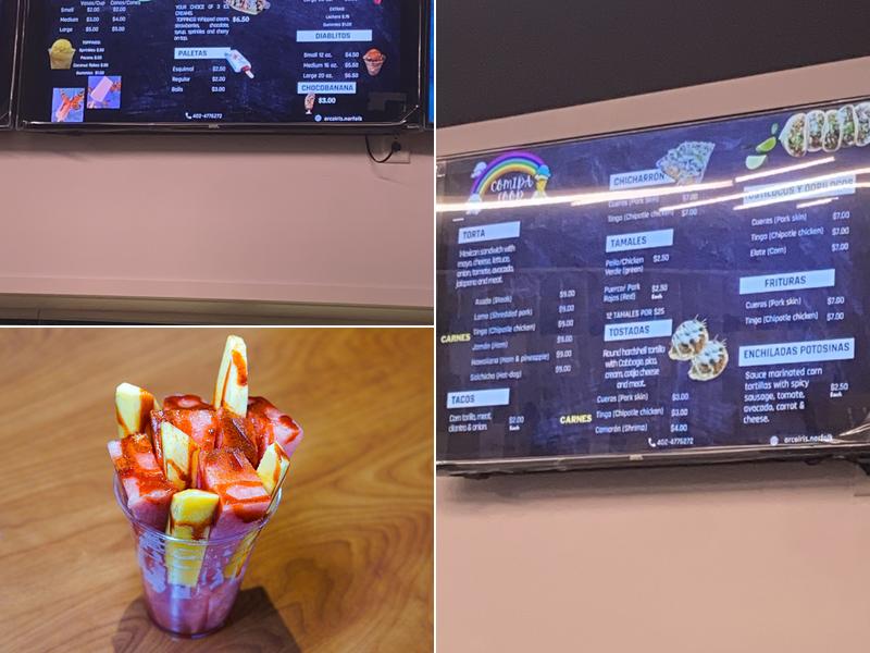 Arcoiris Menu