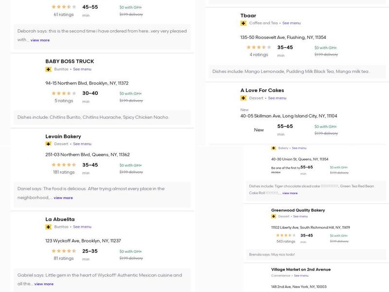 Tropical Fanatsy Cafe Menu