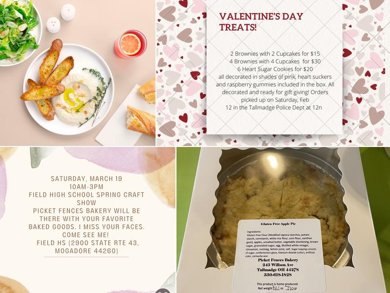 Picket Fences Bakery, LLC Menu