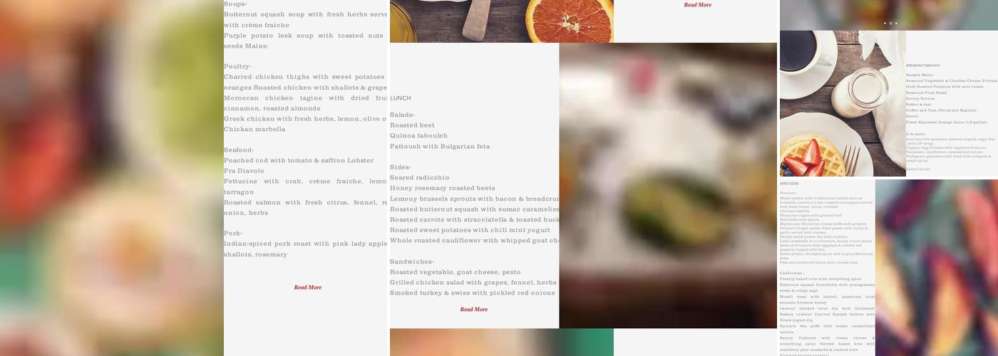 DaniBensimon Catering Menu