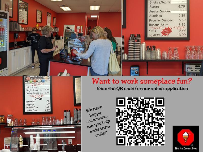 The Ice Cream Stop Menu