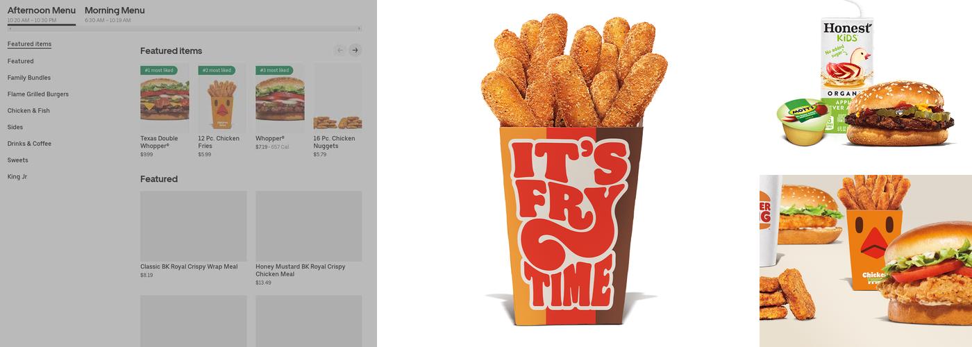 Burger King Menu
