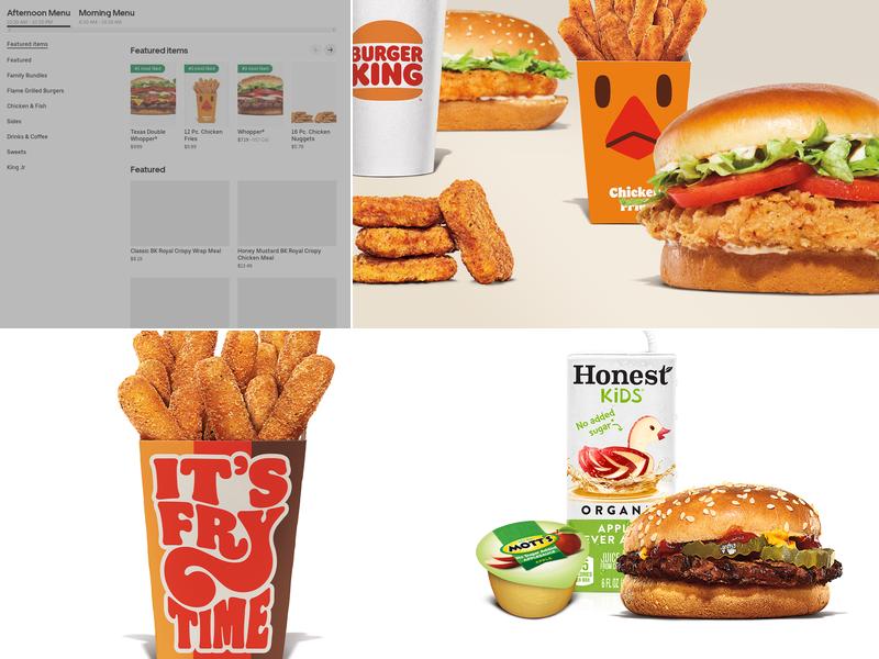 Burger King Menu