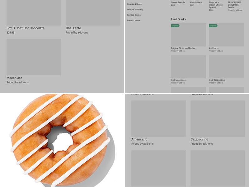 Dunkin' Menu