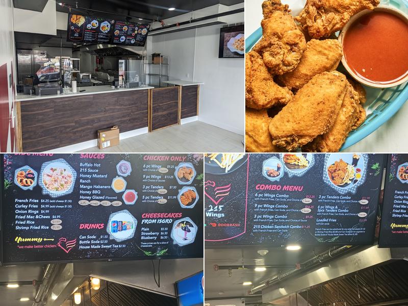 215 Wings Menu