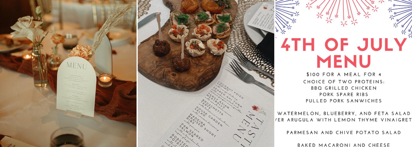 Chef's Garden of Jacksonville Menu