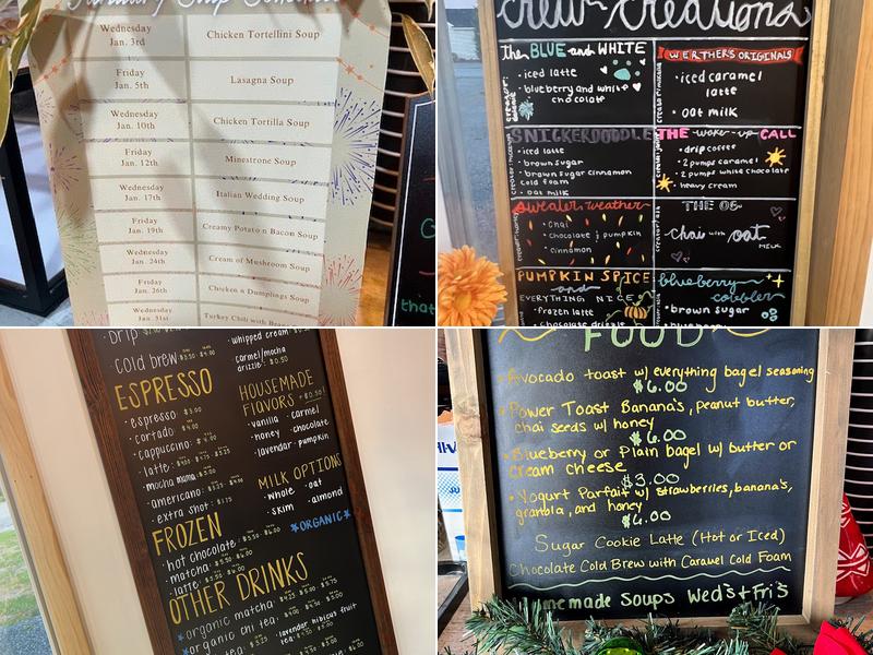 Coffee on 3rd Menu