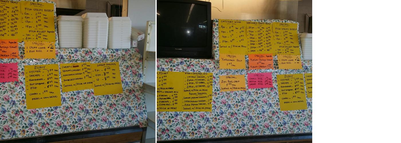 SMS plank RD grocery & kitchen Menu