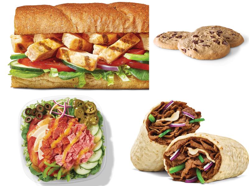 Subway Menu