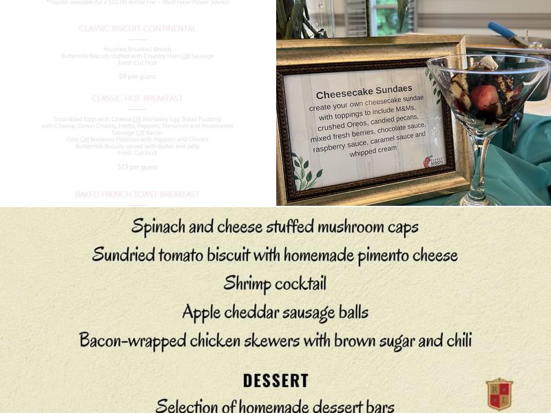 Pepper Moon Catering Menu