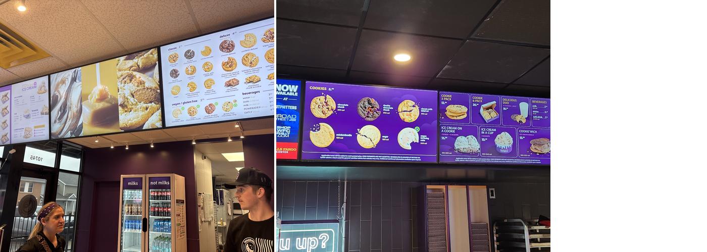 Insomnia Cookies Menu