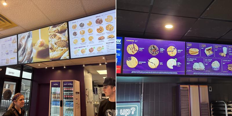Insomnia Cookies Menu