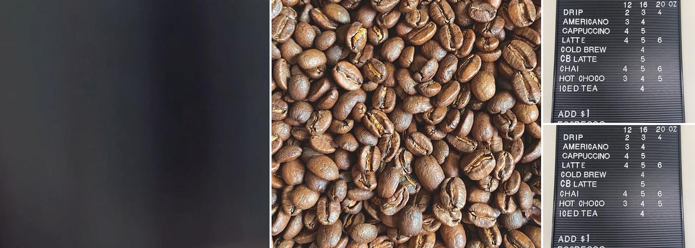 Precipice Coffee Menu