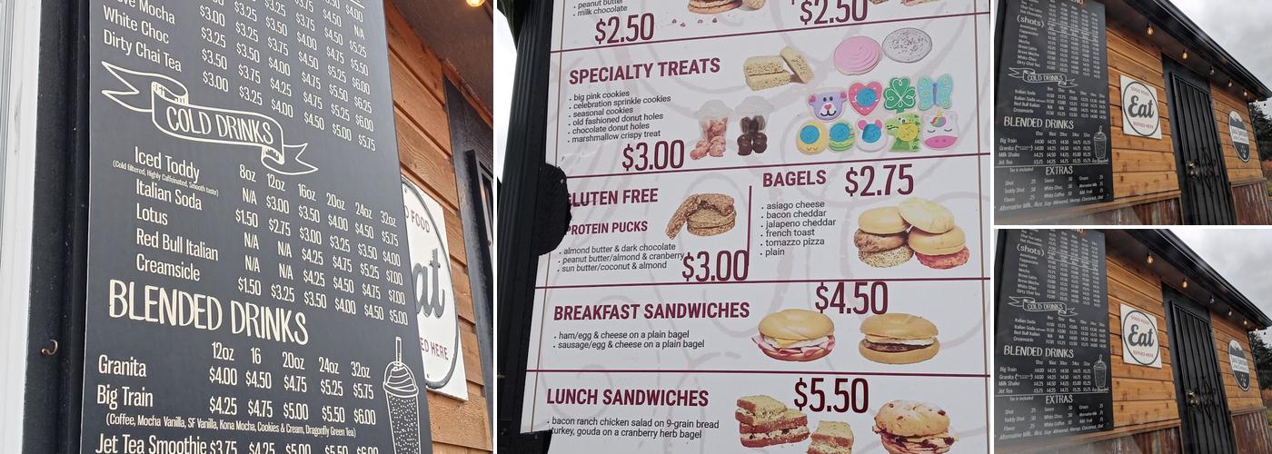 Java Junction Coffee Company Menu