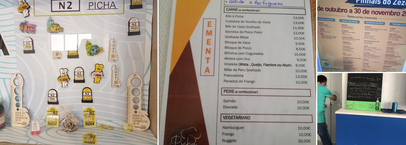 Café Restaurante da Picha Menu