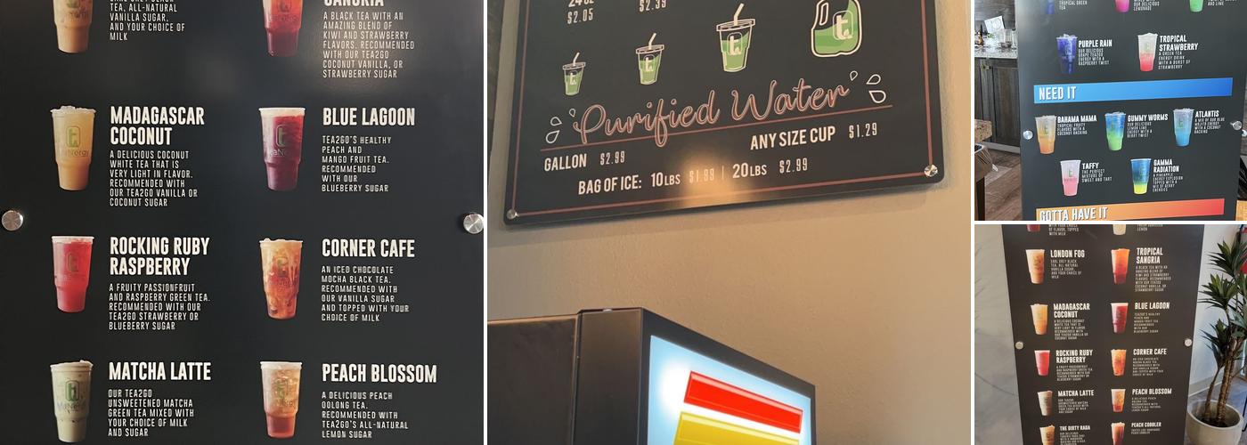 Tea2go Menu