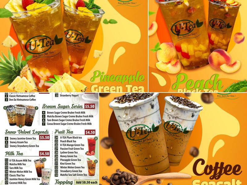 U TEA Menu