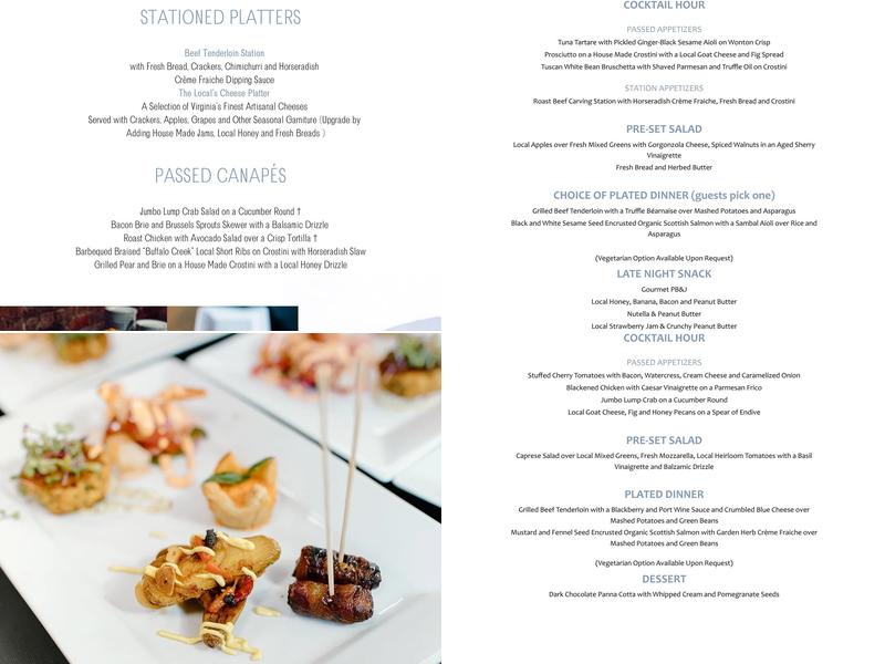 The Local Catering Menu