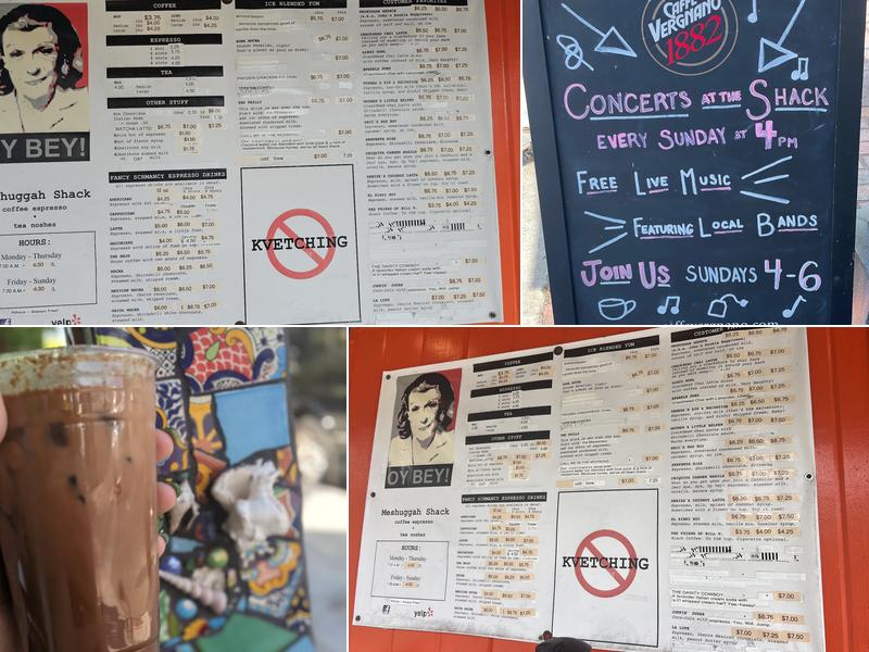 Meshuggah Shack Menu