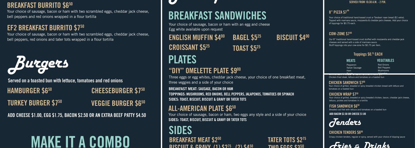 Amicus Café Menu