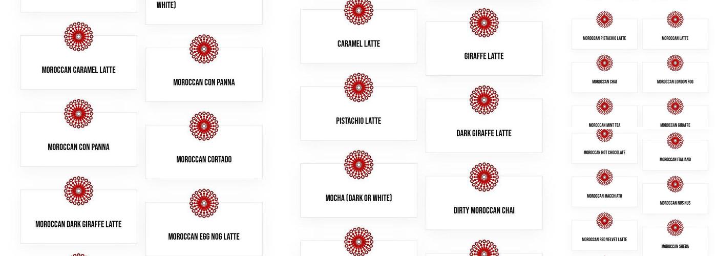 Ovation Coffee & Tea Menu