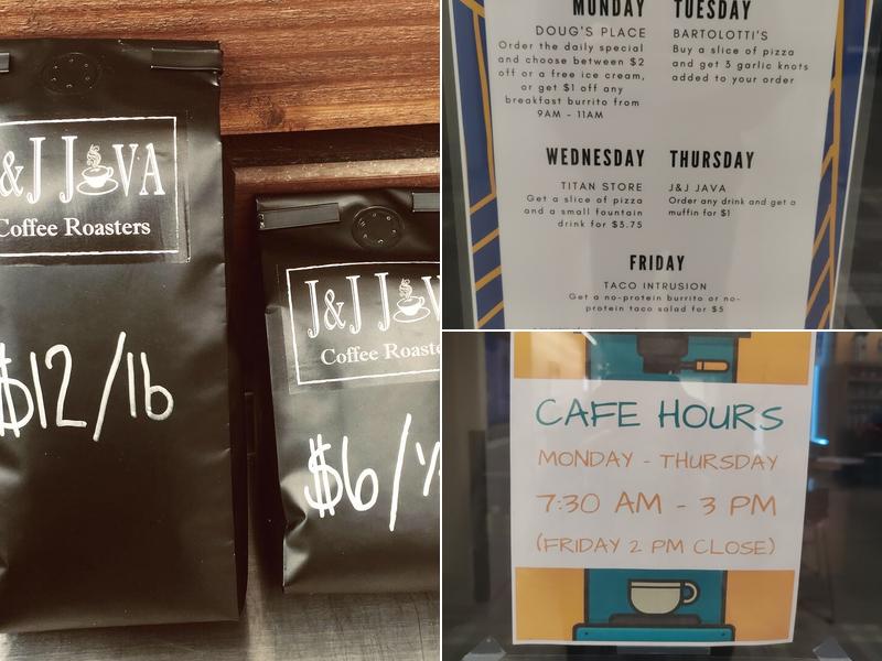 J&J Java | Coffee Roasters Menu