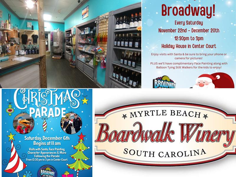 Boardwalk Winery Menu