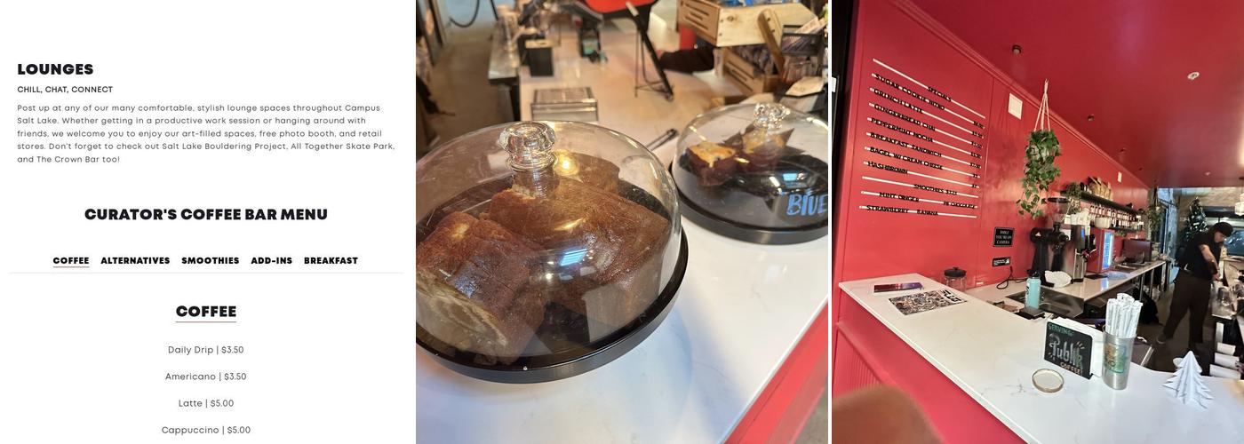 evo Hotel Curator’s Coffee Menu