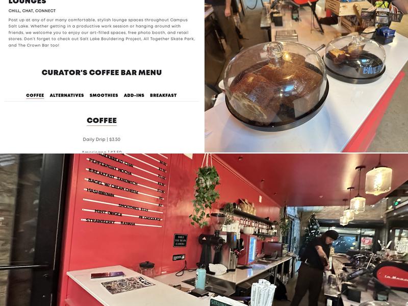 evo Hotel Curator’s Coffee Menu