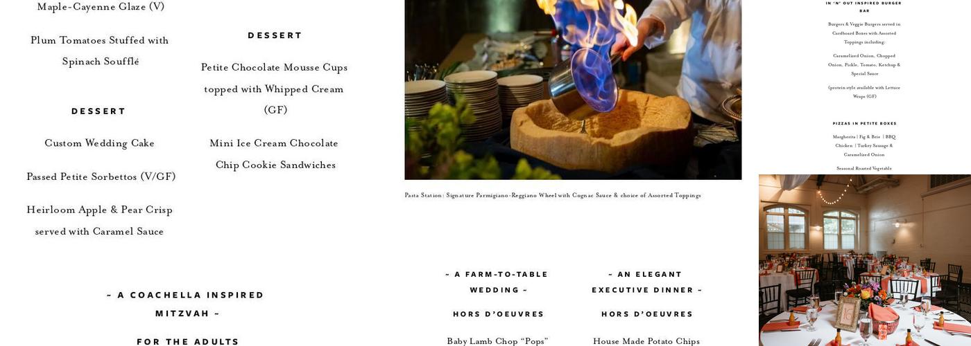 La Bonne Maison Menu