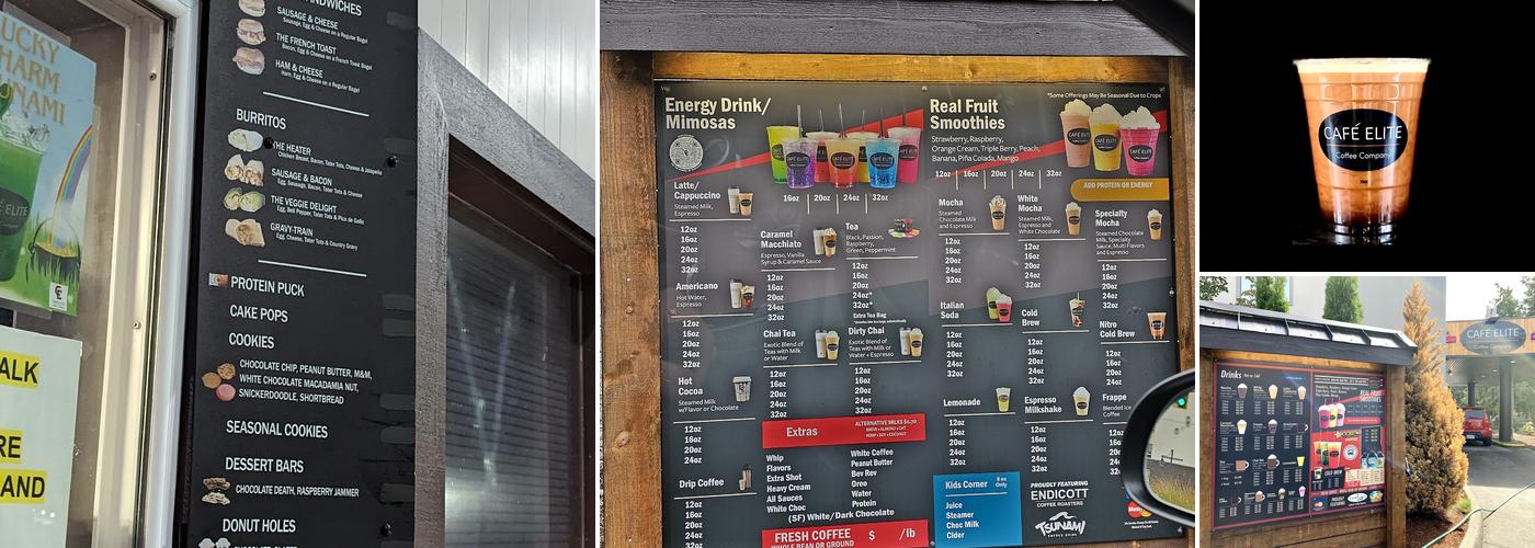 Café Elite Menu