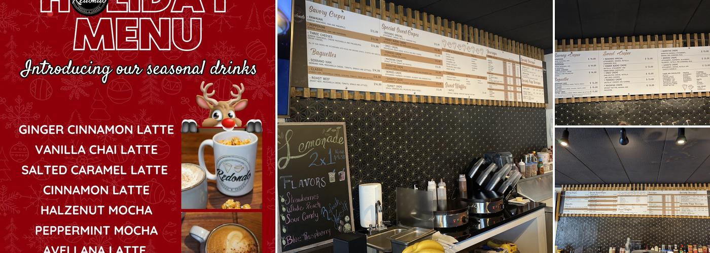 Redondo Coffee & Crepes Menu