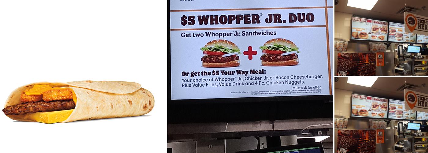 Burger King Menu
