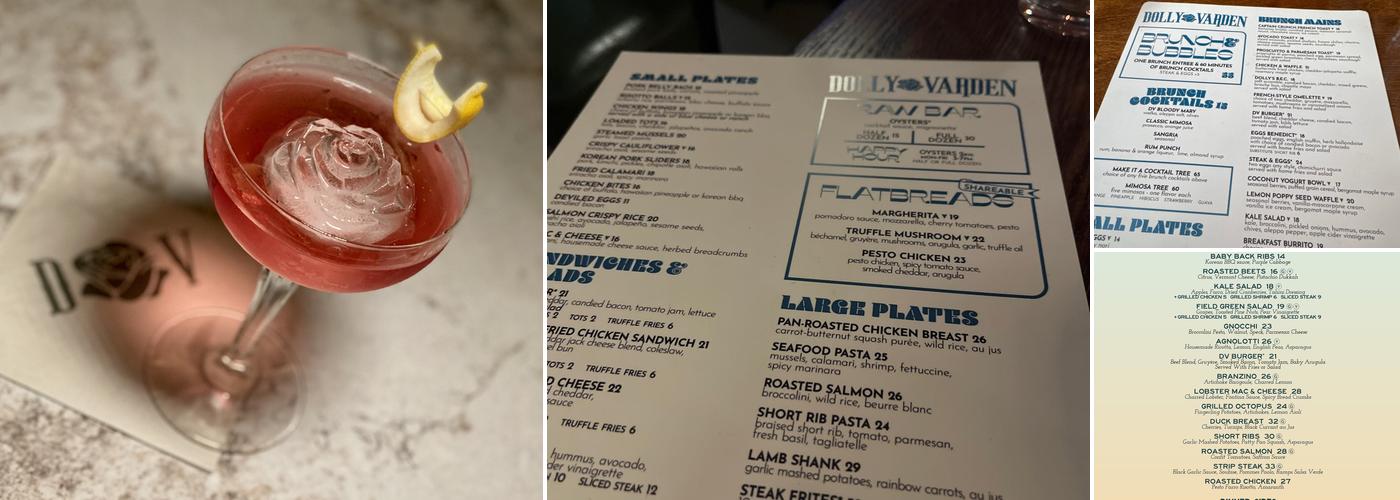 Dolly Varden Menu