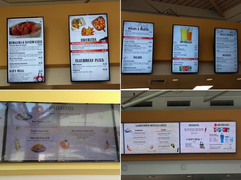 Sabertooth Grill Menu