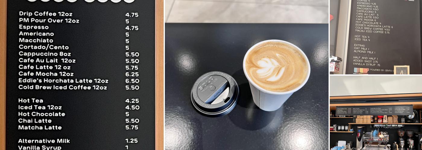 Cento Coffee Systeme D Menu